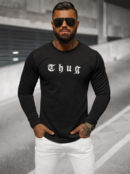 Juodas vyriškas džemperis OZONEE O/T6612