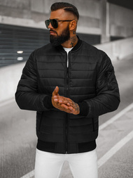 Juoda vyriška bomber striukė OZONEE JS/MY02Z