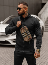 Juodas vyriškas sportinis kostiumas OZONEE JS/68C10385/3Z