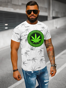 Baltas vyriški marškinėliai OZONEE O/T139/1