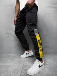 Juoda vyriškos sportinės kelnės OZONEE JS/K50007