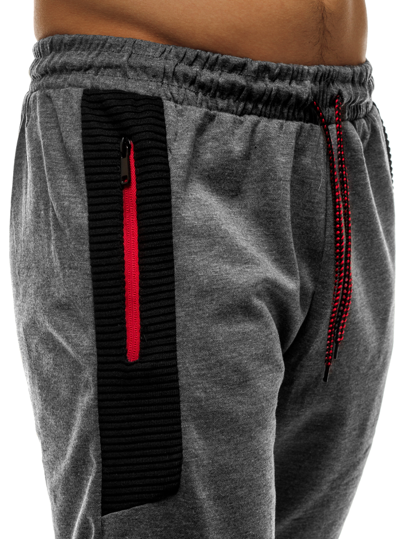 Grafitinės vyriškos sportinės kelnės OZONEE JS/JZ11020Z