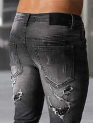 Juodai vyriški džinsai OZONEE NB/MP0152NZ