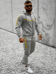 Pilkas vyriškas sportinis kostiumas OZONEE JS/C8117