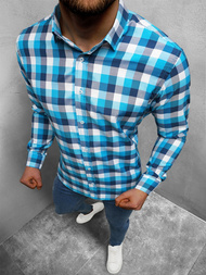 Mėlyna vyriški marškiniai OZONEE O/1322