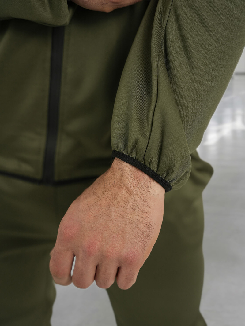 Rusvai žalsva vyriškas sportinis kostiumas OZONEE JS/8C1966/29