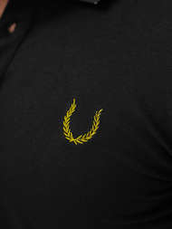 Juodi vyriški polo marškinėliai OZONEE O/QQ1337