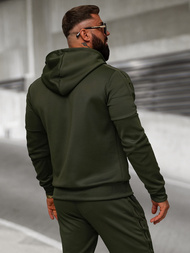 Rusvai žalsva vyriškas sportinis kostiumas OZONEE O/LN11760