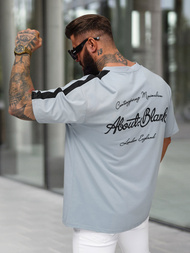 Šviesiai-mėlyni vyriški marškinėliai OZONEE O/QQ1195