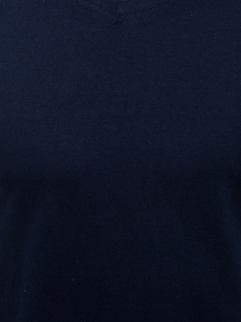 Tamsiai mėlyni vyriški marškinėliai OZONEE O/2309