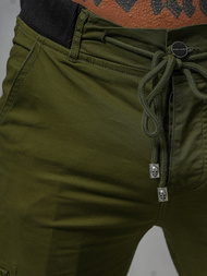 Žalios Vyriškos Cargo Jogger Kelnės OZONEE NB/MP0208MVZ