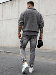 Grafitiniai vyriški džinsai OZONEE O/E10017Z