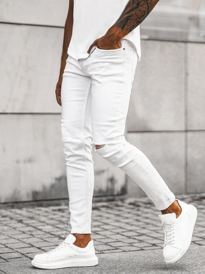 Balti vyriški džinsai OZONEE E/5391/01Z