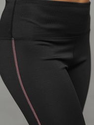 Juodas moteriškas sportinis dviejų dalių kostiumas OZONEE O/XL012/1Z