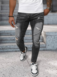 Juodai vyriški džinsai OZONEE NB/MP0045N