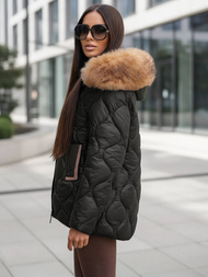 Juoda moteriška striukė OZONEE O/5M3226/392Z