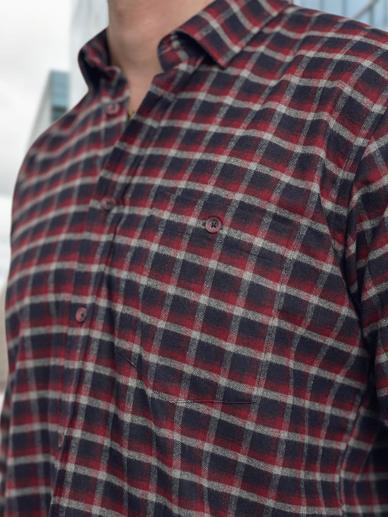 Bordinė vyriški marškiniai OZONEE V/V176Z