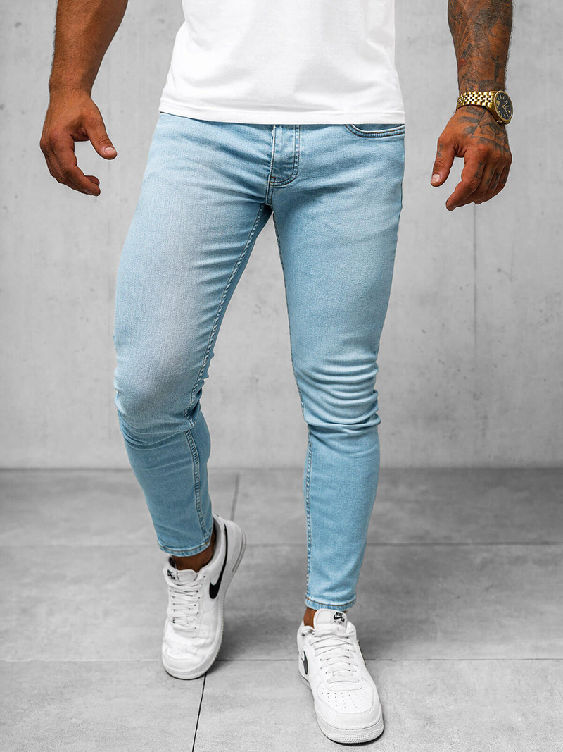 Mėlyni vyriški džinsai OZONEE O/426SP