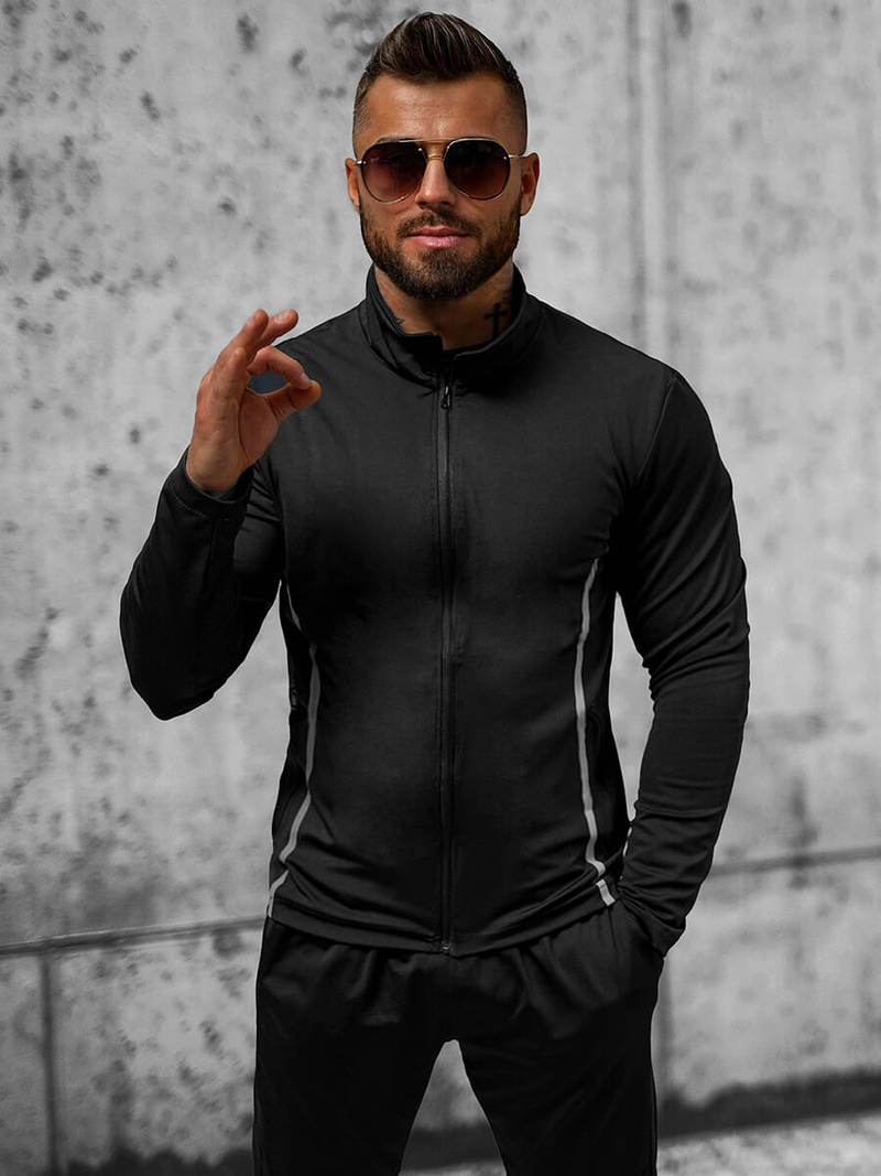 Juoda vyriška striukė OZONEE JS/M10309