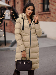 Smėlinis moteriška striukė OZONEE JS/M736/62Z