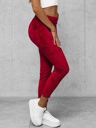 Bordinės moteriškos veliūrinis sportinės kelnės OZONEE JS/92K521/35