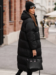 Juoda moteriška striukė OZONEE JS/5M3163/392Z