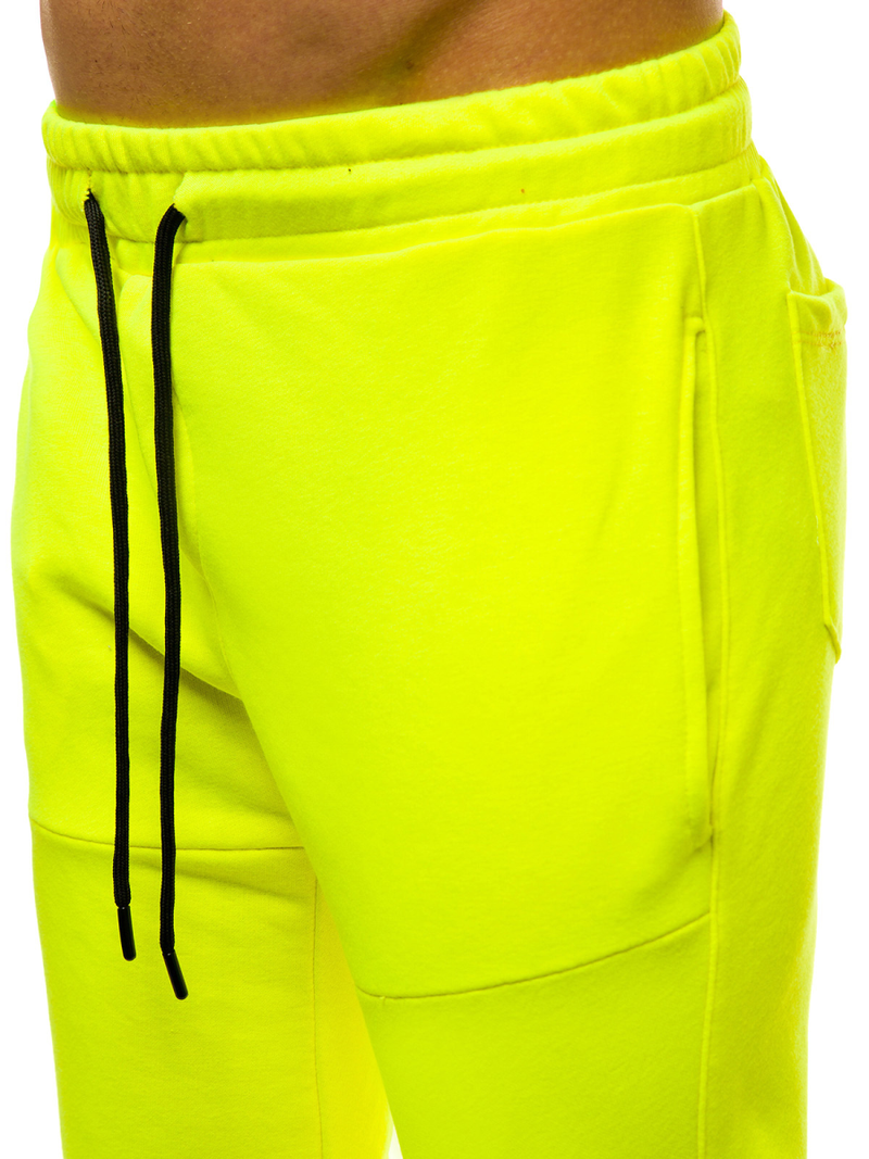 Geltonos vyriškos sportinės kelnės-NEON OZONEE G/11129