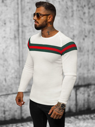 Pieno spalva vyriškas megztinis OZONEE L/2457Z