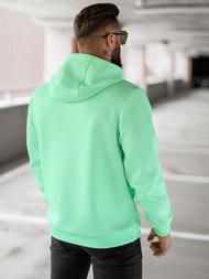 Mėtinė vyriškas džemperis su gobtuvu OZONEE JS/27B6500/70Z