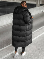 Juoda vyriška žieminė striukė OZONEE O/M3202Z