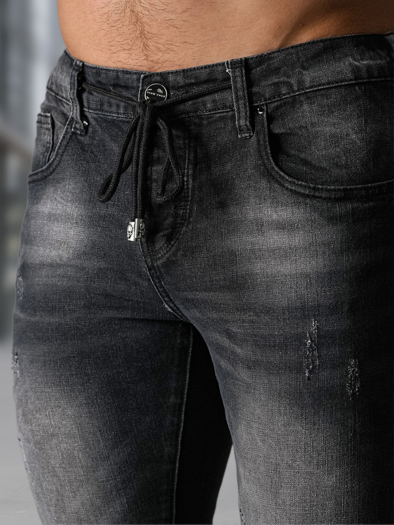 Juoda vyriški džinsai OZONEE NB/MP0063/1NZ