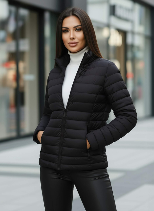 Juoda moteriška striukė OZONEE JS/16M9109/392Z