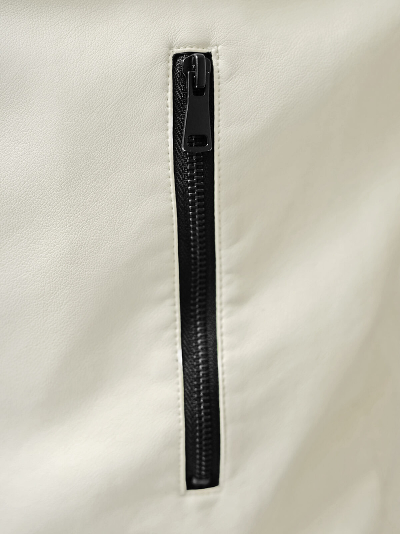 Pieno spalva vyriška odinė striukė OZONEE JS/11Z8107