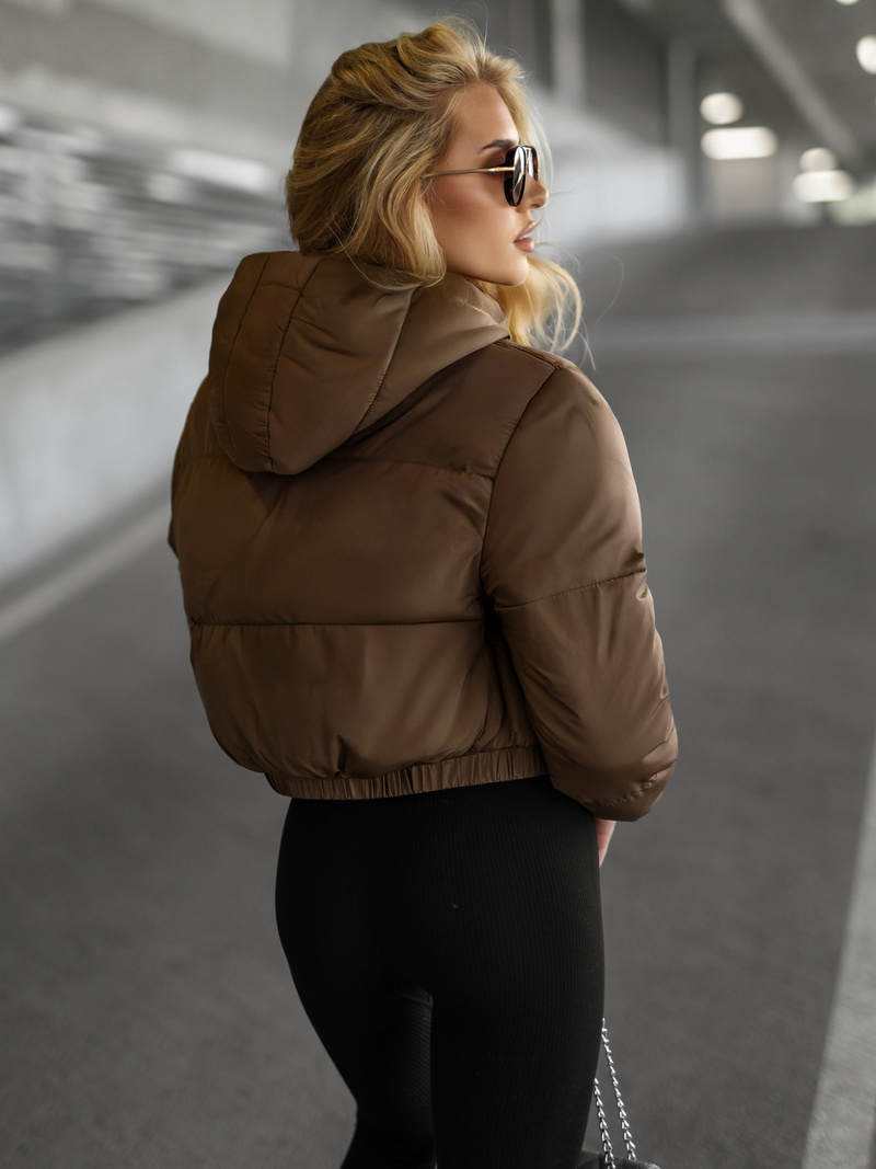 Šokoladas moteriška striukė OZONEE JS/5M3360/158