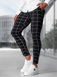 Juoda Vyriškos Chino Kelnės OZONEE O/P4009Z