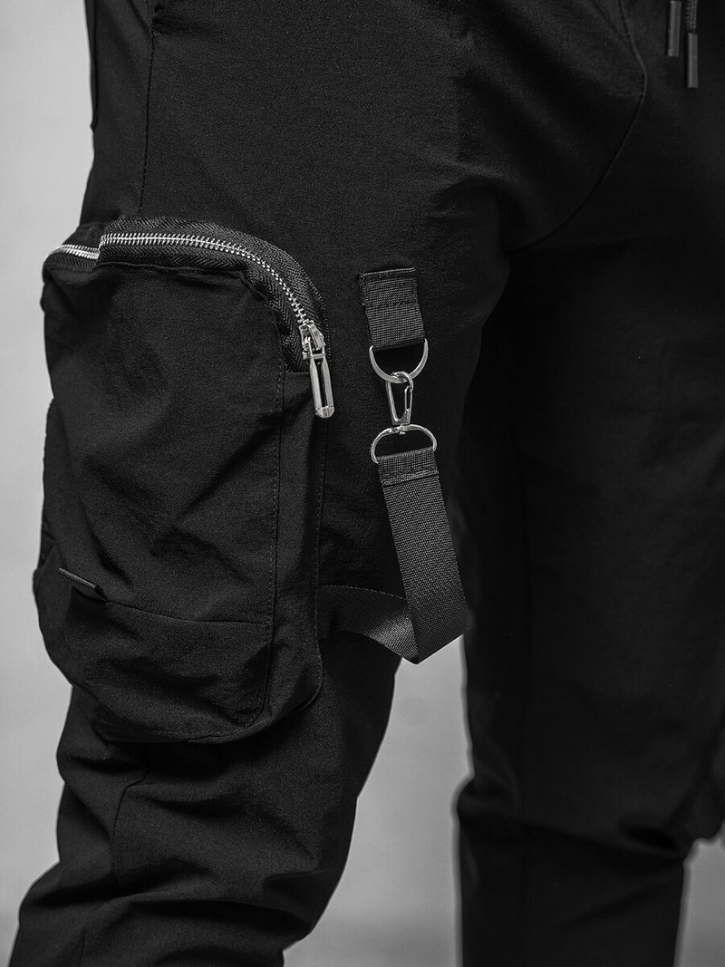 Juodos Vyriškos Chino Kelnės OZONEE O/PS5519