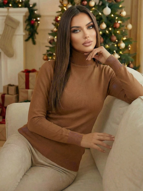 Camel moteriškas megztinis OZONEE JS/8009/7Z