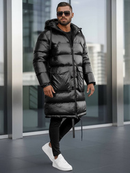 Juodas vyriška žieminė striukė OZONEE O/M3205Z