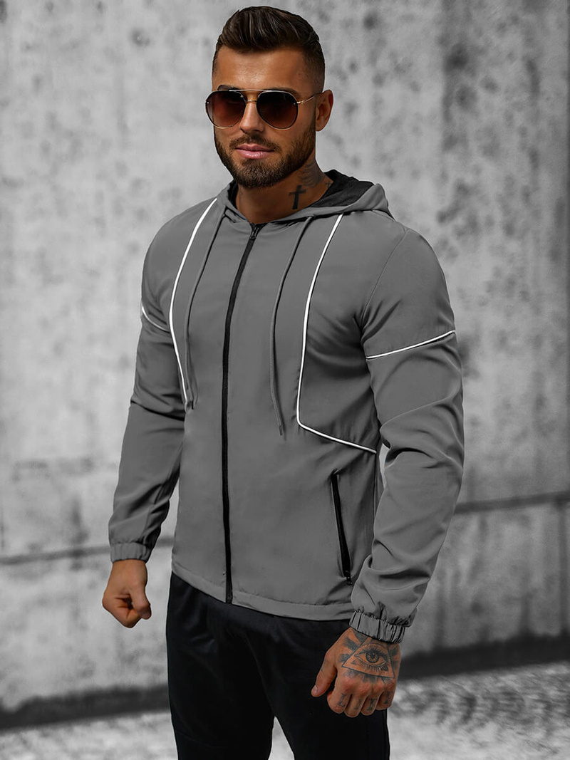 Pilka vyriška striukė OZONEE JS/M10300