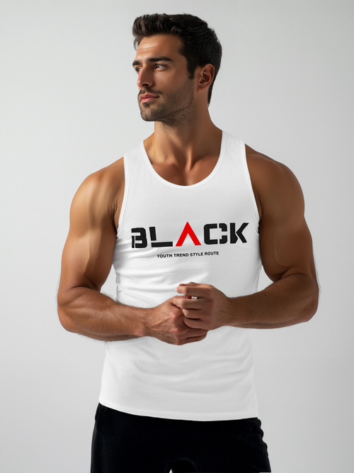 Balti vyriški berankoviai marškinėliai OZONEE JS/8B1707/1