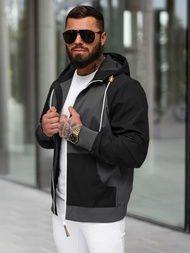 Juoda vyriška striukė OZONEE JS/5M3213/392