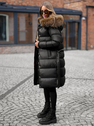 Juoda moteriška striukė OZONEE JS/5M3298/392Z