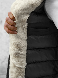 Juoda vyriška žieminė striukė OZONEE JS/22M50/392