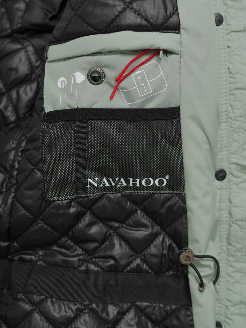 Mėtinė moteriška striukė OZONEE O/W377Z