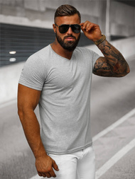 Pilki vyriški marškinėliai OZONEE JS/712007Z