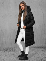 Juoda moteriška striukė OZONEE JS/M736/392