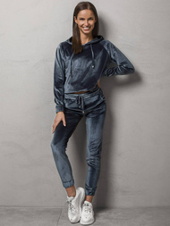 Grafitinis moteriškas sportinis dviejų dalių kostiumas OZONEE O/13120