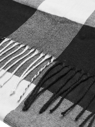 Juodai-baltas vyriškas šalikas OZONEE JS/YW08046/1