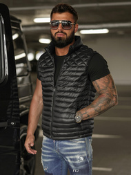 Juoda vyriška liemenė OZONEE JS/16M9333/392BZ