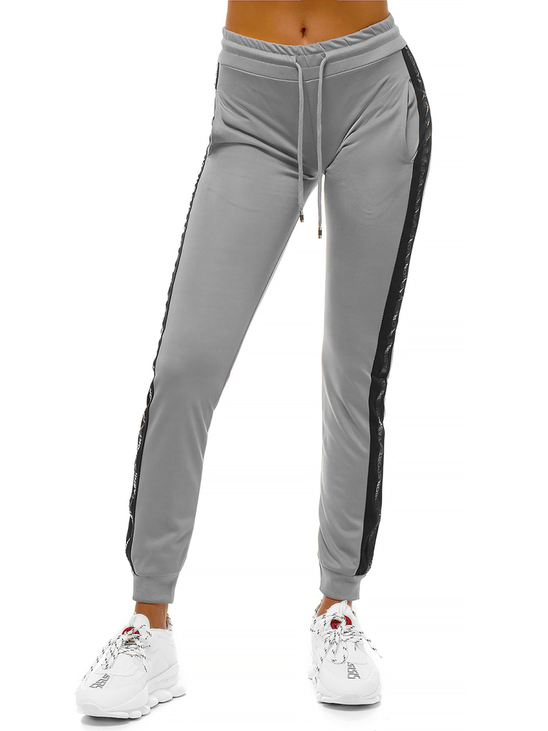 Pilkos moteriškos sportinės kelnės OZONEE O/82318